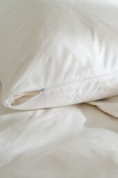 Soak&Sleep Water Repellent Pillow Protector Pair in White - Size: Standard Pillow Case - thumbnail 3