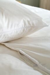 Soak&Sleep Water Repellent Pillow Protector Pair in White - Size: Standard Pillow Case - thumbnail 4