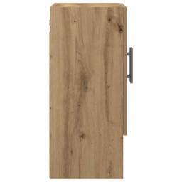 Berkfield Home Wall Cabinet Artisan oak 60x31x70 cm Engineered Wood in Brown - Size: 60 x 31 x 70 cm - thumbnail 5