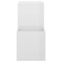 Berkfield Home Hall Shoe Cabinet High Gloss White 105x35.5x70 cm Engineered Wood - thumbnail 6