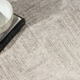 The Rug Shop UK Silver Modern Abstract Polyester Easy to Clean Latex Back Rug - Size: 240 cm x 300 cm - thumbnail 8