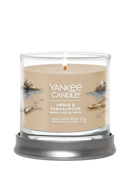 Yankee Candle Women's Signature Small Tumbler Amber & Sandalwood in Brown - image 1