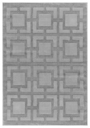 Desire Rugs Vellure Modern Living Room Area Rug Embossed Metallic Sheen Maze in Grey - Size: 200 cm x 290 cm - thumbnail 2