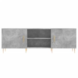 Berkfield Home TV Cabinet Concrete Grey 150x30x50 cm Engineered Wood - Size: 150 x 30 x 50 cm - thumbnail 5