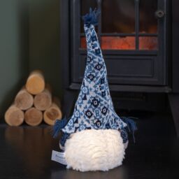 Samuel Alexander 35cm Battery Operated Light up Sitting Christmas Gonk in Light Blue - thumbnail 8