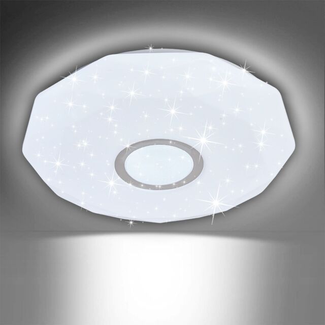 ExtraStar 24W LED Flush Ceiling Light Cold White 6500K, 2500 Lumen, Diamond Shape - image 1