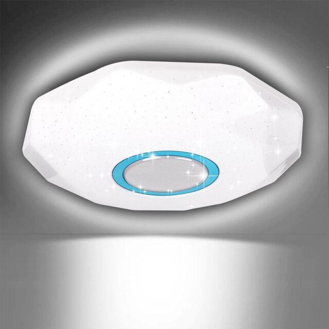 24W LED Flush Ceiling Light Cold White 6500K, 2500 Lumen, Diamond Shape ...