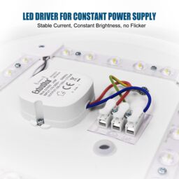 ExtraStar 24W LED Flush Ceiling Light Cold White 6500K, 2500 Lumen, Diamond Shape - thumbnail 3
