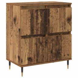 Berkfield Home Sideboard with Storage with Door Brown 60 x 35 x 70 cm Engineered wood - thumbnail 2