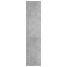 Berkfield Home Book Cabinet/Sideboard Concrete Grey 66x30x130 cm Engineered Wood - Size: 66 x 30 x 130 cm - thumbnail 5