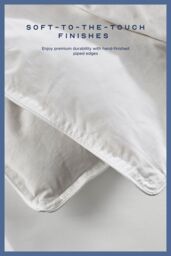 Snuggledown Hotel Goose Feather & Down 10.5 Tog All Year Round Duvet With 2 Pillows in White - Size: Super King - thumbnail 5