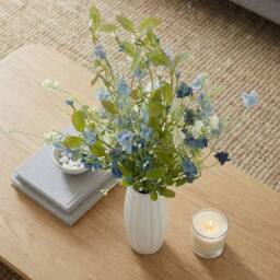 Garden Greatness Blue Wildflower Faux Stem in Vase - Size: 1 Pack - thumbnail 2