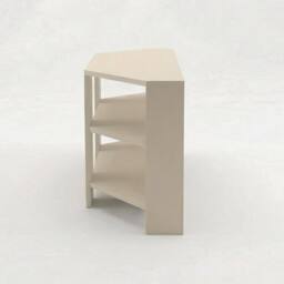 FWStyle Promo Putty Corner TV Unit Media Stand (H) 45 (W) 110 (D) 36cm in Light Beige - thumbnail 3