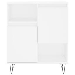 Berkfield Home Sideboard White 60x35x70 cm Engineered Wood - Size: 60 x 35 x 70 cm - thumbnail 5