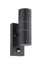 Eglo Riga 5 Metal IP44 Outdoor Wall Light 2 Light (Inclusive) in Black - thumbnail 1