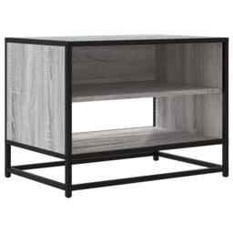 Berkfield Home TV Cabinet Grey Sonoma 61x40x46 cm Engineered Wood & Metal - Size: 61 x 40 x 46 cm