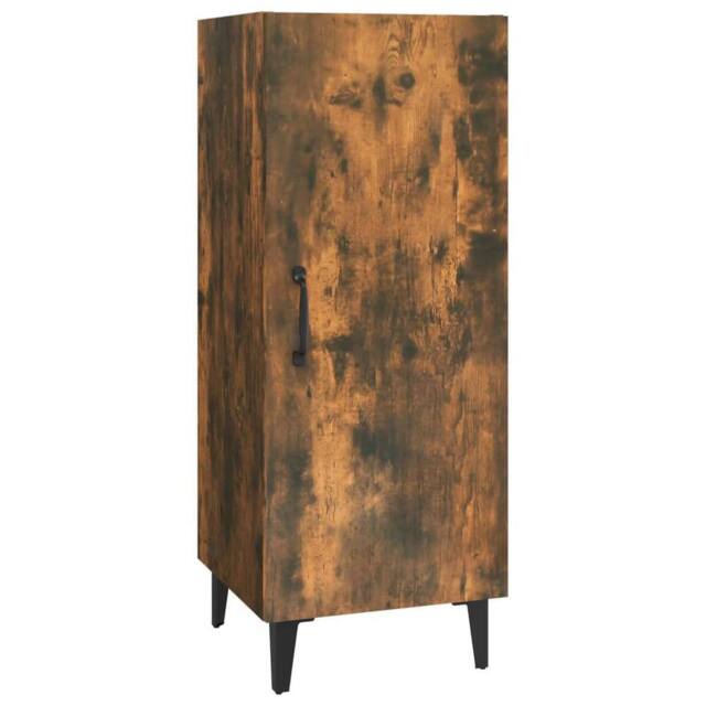 Berkfield Home Sideboard Smoked Oak 34.5x34x90 cm Engineered Wood in Brown - image 1