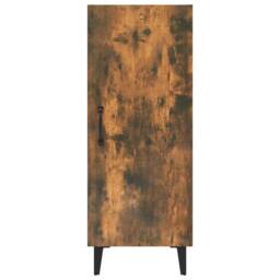 Berkfield Home Sideboard Smoked Oak 34.5x34x90 cm Engineered Wood in Brown - thumbnail 6