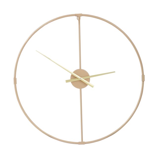 Orsina Wall Clock With Gold Finish Metal Open Frame - image 1