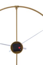Orsina Wall Clock With Gold Finish Metal Open Frame - thumbnail 5