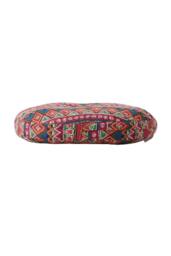 Living and Home Bohemian Style Detachable Round Floor Cushion in Red - thumbnail 7