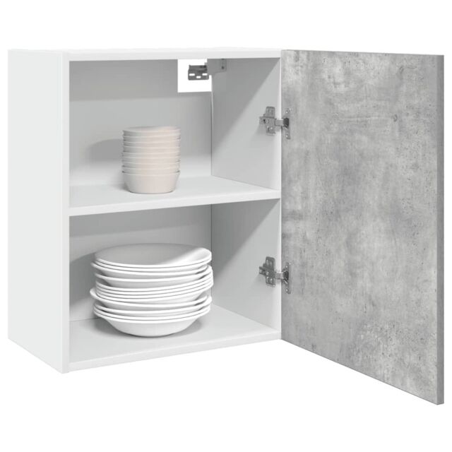 Berkfield Home Hanging Cabinet Concrete Grey 50x31x60 cm Engineered Wood - Size: 50 x 31 x 60 cm - image 1