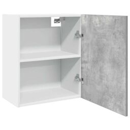 Berkfield Home Hanging Cabinet Concrete Grey 50x31x60 cm Engineered Wood - Size: 50 x 31 x 60 cm - thumbnail 5