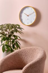 PRESENT TIME Karlsson Joy Wall Clock 40cm - Ochre Yellow - thumbnail 2