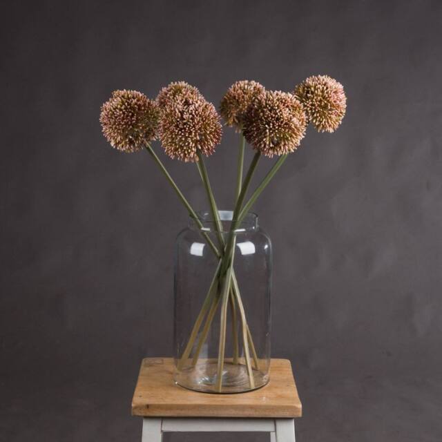 Love Lace Pink Allium Artificial Flower - image 1