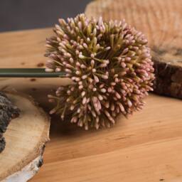 Love Lace Pink Allium Artificial Flower - thumbnail 3