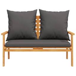 Berkfield Home Beautiful 5 Piece Garden Lounge Set with Cushions Solid Wood Acacia in Brown - thumbnail 8
