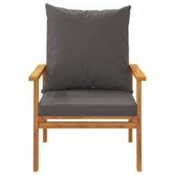 Berkfield Home Beautiful 5 Piece Garden Lounge Set with Cushions Solid Wood Acacia in Brown - thumbnail 6