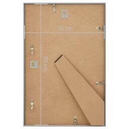 Berkfield Home Photo Frames Collage 5 pcs for Wall or Table Silver 70x90cm MDF - Size: 70x90 cm - thumbnail 8
