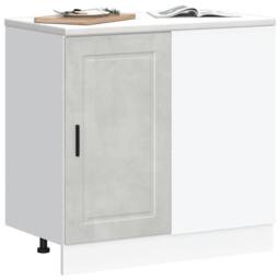 Berkfield Home Kitchen Base Cabinet Porto Concrete Grey Engineered Wood - thumbnail 1
