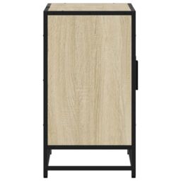 Berkfield Home Bathroom Sink Cabinet Sonoma Oak 90x33x60 cm Engineered Wood in Brown - Size: 90 x 33 x 60 cm - thumbnail 6