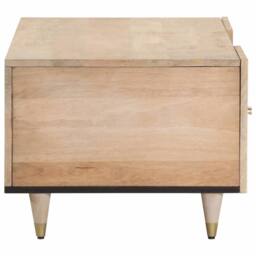 Berkfield Home Beautiful Coffee Table 100x54x40 cm Solid Wood Mango in Light Brown - Size: 100 x 54 x 40 cm - thumbnail 4