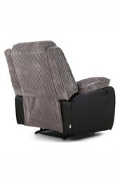 More4Homes Postana Jumbo Cord Fabric Manual Reclining Lounge Recliner Chair in Grey - thumbnail 6