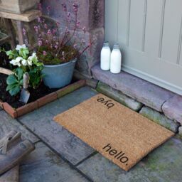 Artsy Mats Hello Bye Doormat - Regular 60x40cm in Black - Size: 40 cm x 60 cm - thumbnail 4