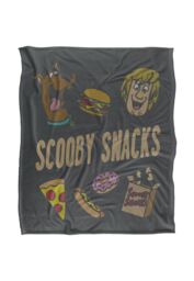 Warner Brothers Scooby Doo Officially Licensed Silky Touch Super Soft Throw Blanket 152 x 127 cm in White - thumbnail 1
