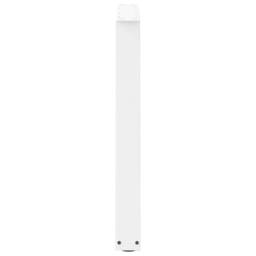 Berkfield Home Dining Table Legs V-Shape 2 pcs White 100x(72-73.3) cm Steel - thumbnail 6