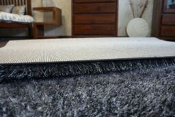 RugsX Shaggy Space Rug in Black - Size: 80 cm x 150 cm - thumbnail 4