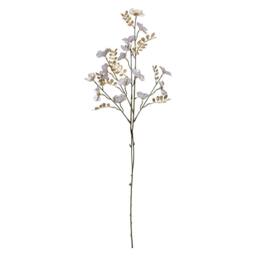 VFM e-Store Christmas Daisy Spray Decoration 91cm x 29cm Silver X 1 - Size: 91 cm x 29 cm - thumbnail 1