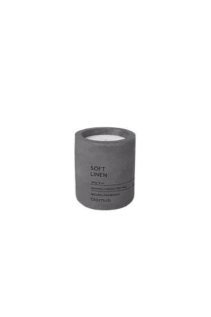 Blomus FRAGA Soft Linen Scented Candle 6.5cm - Magnet in Light Grey - image 1