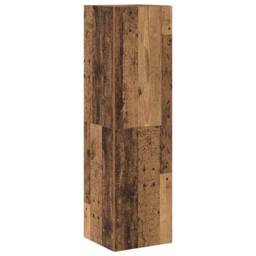 Berkfield Home Wall Mounted TV cabinets 6 pcs Old Wood Engineered Wood in Brown - thumbnail 7
