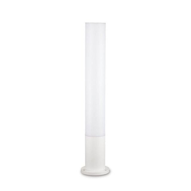 Netlighting Edo Outdoor Round Bollard White IP44 - image 1
