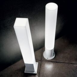 Netlighting Edo Outdoor Round Bollard White IP44 - thumbnail 2