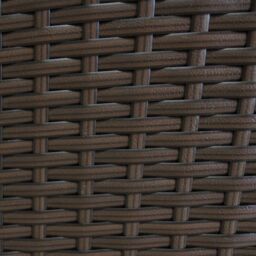 Monstershop Jardí 2-Seater Rattan Bistro Brown Set with Cushions & Rain Cover in Terracotta - thumbnail 4