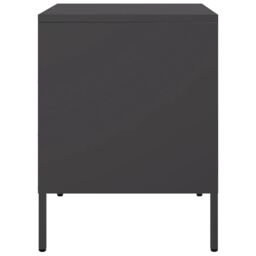 Berkfield Home Bedside Cabinets 2 pcs Black 36x39x50.5 cm Steel - thumbnail 5