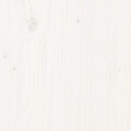 Berkfield Home Table Top Round White Ã˜50x3 cm Solid Wood Pine - Size: 50x3 cm - thumbnail 6