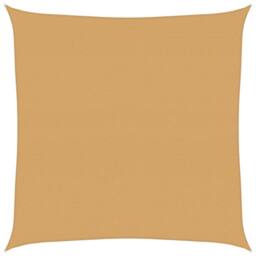 Berkfield Home Sunshade Sail 160 g/m¬≤ Square Sand 4x4 m HDPE in Yellow - thumbnail 2